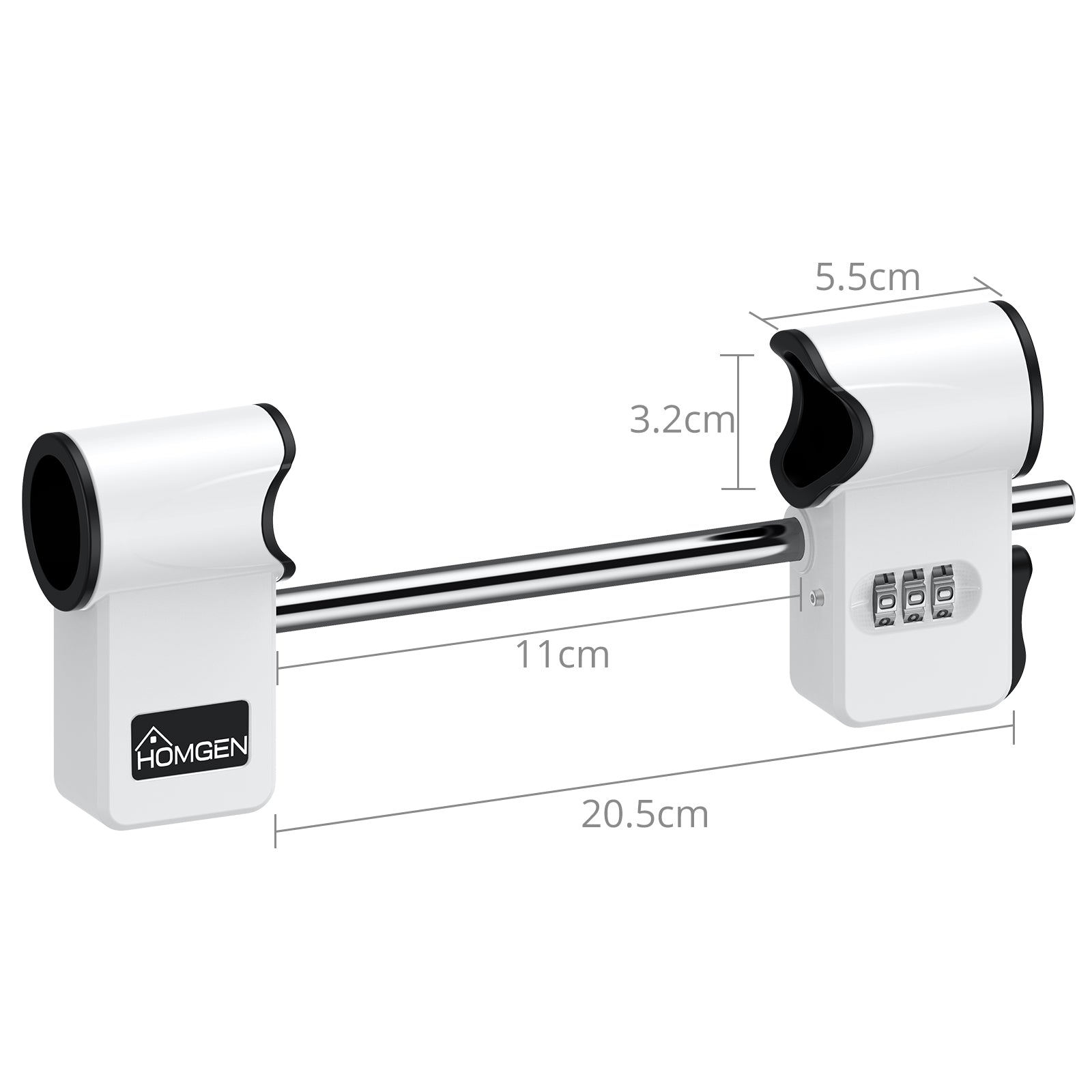 Sihnman Patio French Door Lock Hardware for Patio Door Lock Security and Double Door Security Reinforcement. Combination Padl