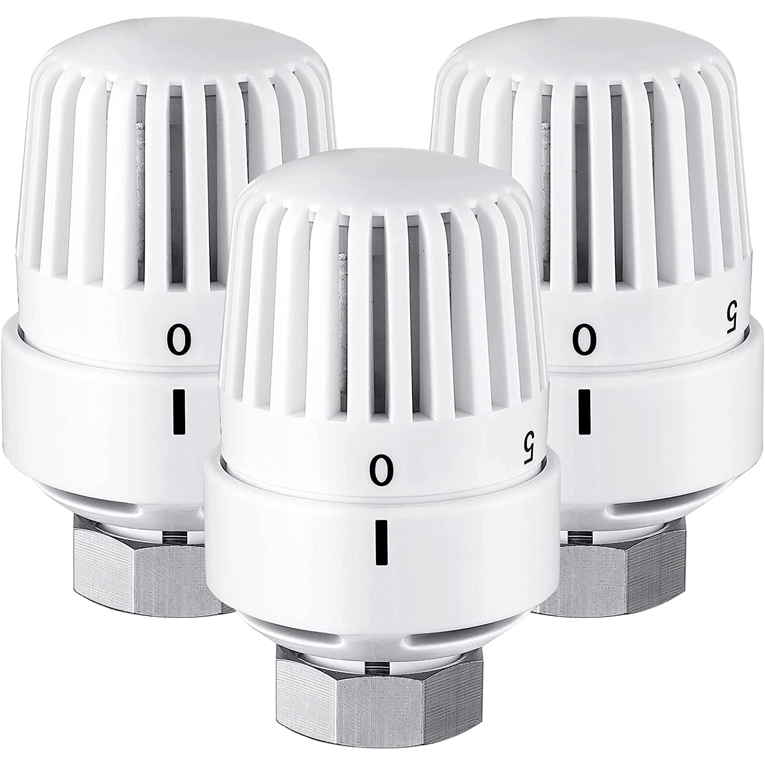 HOMGEN Popular 3Pcs TRV Thermostatic Heads Radiator