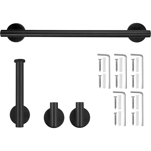 HOMGEN Popular 4pcs Modern Bathroom Accessories Set