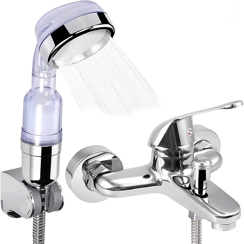 HOMGEN Modern Chrome Bathroom Shower Mixer Tap Shower Head