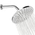 HOMGEN Popular 8 Inch Rain Shower Head Set 304 Stainless Steel